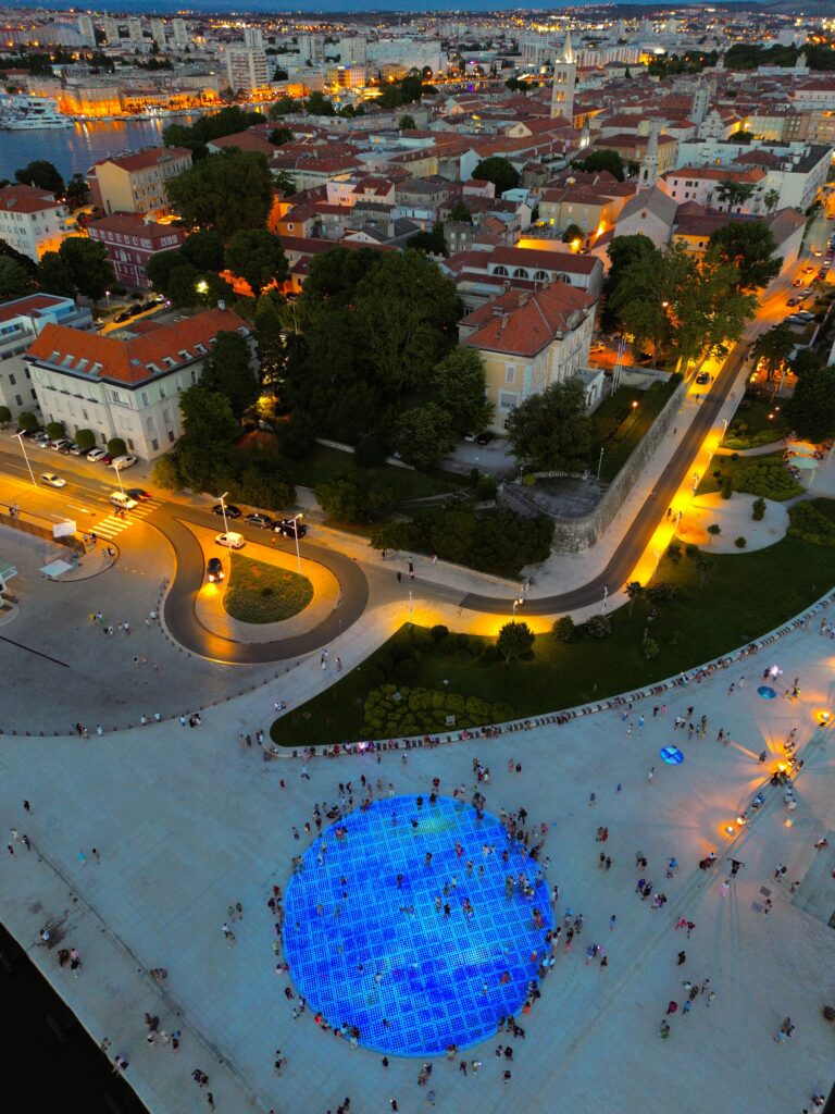 Greeting to the sun in Zadar