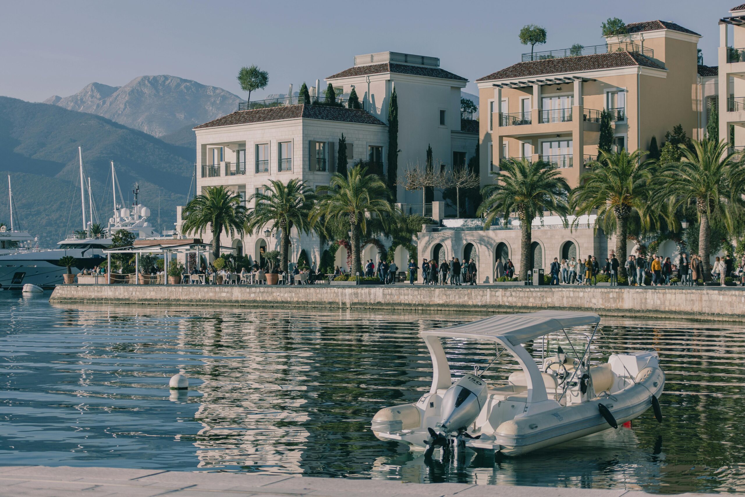 Tivat city in Montenegro