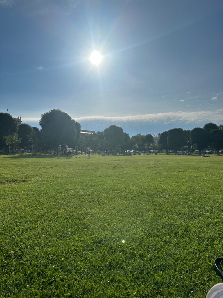 Volksgarten park in Vienna