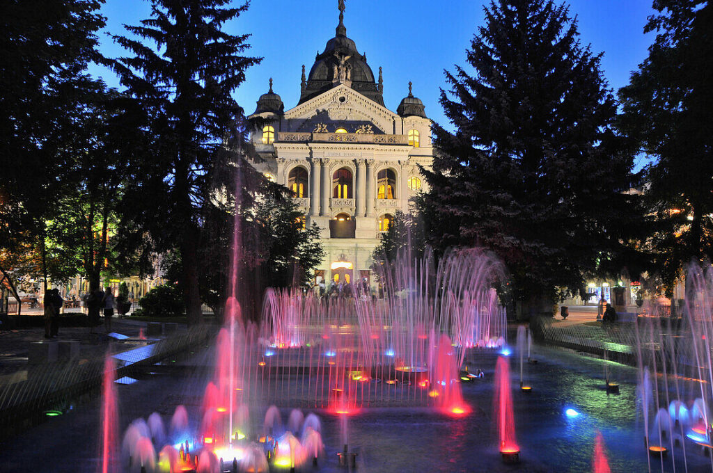 The Singing Fountain in Kosice